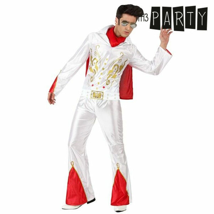Маскировъчен костюм за възрастни Th3 Party Бял (4 Части)