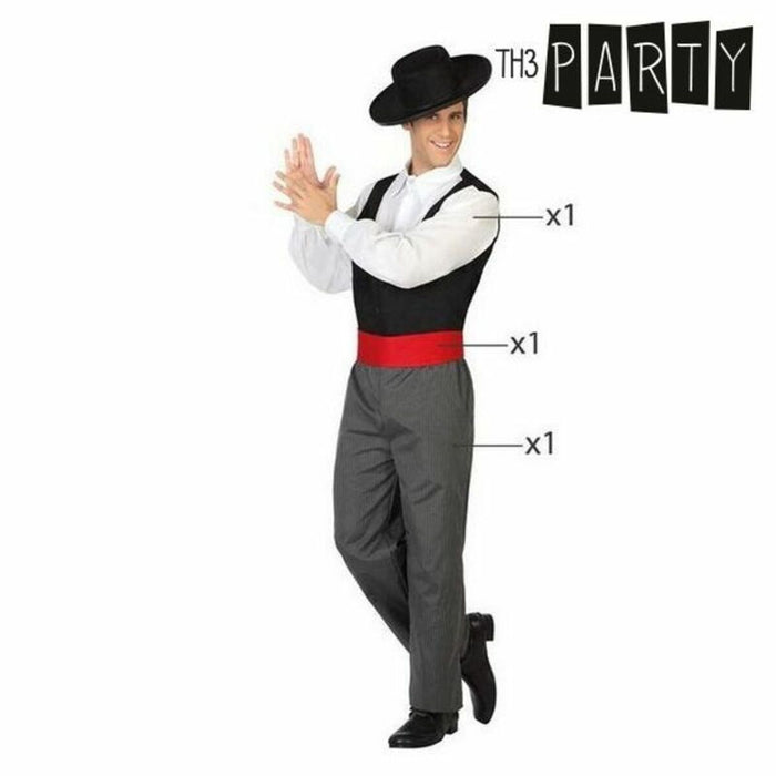 Маскировъчен костюм за възрастни Th3 Party 31560 Многоцветен XS/S (3 Части)