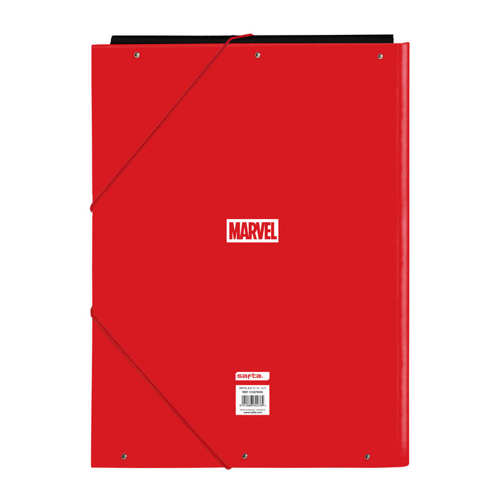 Папка с пръстени The Avengers Син Черен A4 26 x 33.5 x 2.5 cm