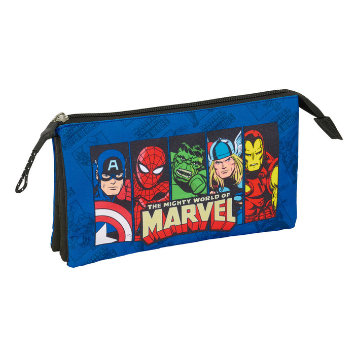Пътническа Чанта The Avengers Син Черен 22 x 12 x 3 cm