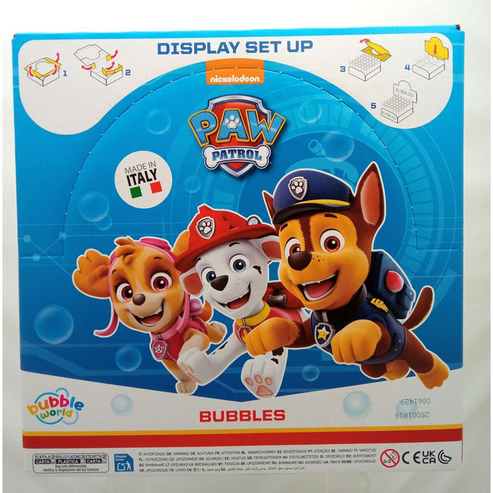 Играчка за Сапунени Мехурчета The Paw Patrol 60 ml 3,8 x 11,5 x 3,8 cm (216 броя)
