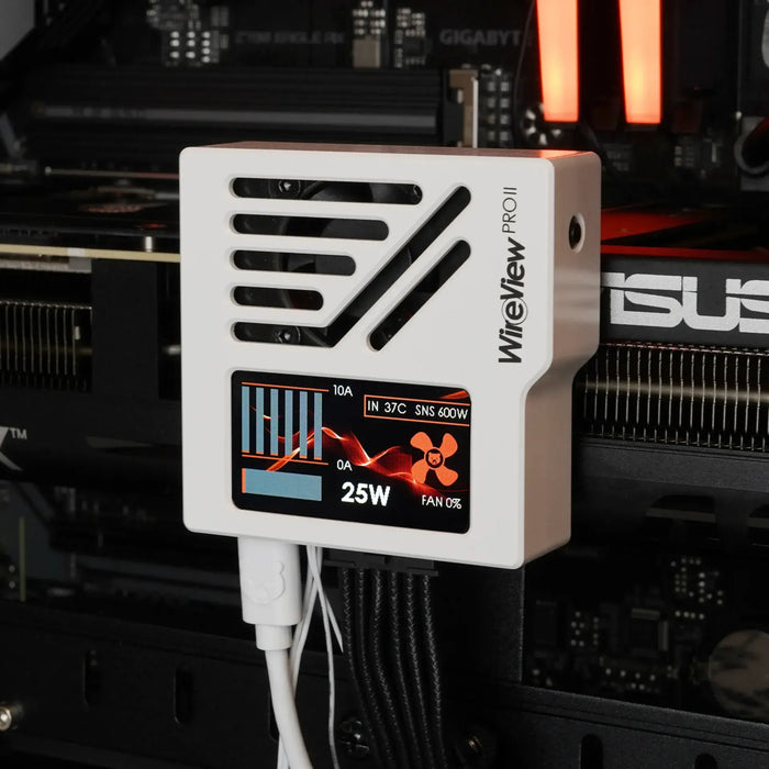 НЕАКТИВЕН - Датчик за видеокарта Thermal Grizzly WireView Pro II GPU 12V-2x6 - White