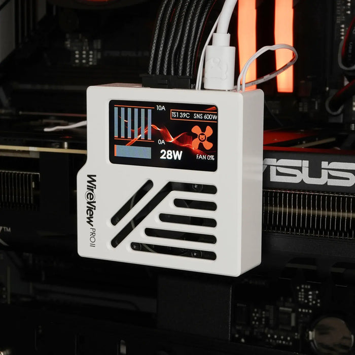 НЕАКТИВЕН - Датчик за видеокарта Thermal Grizzly WireView Pro II GPU 12V-2x6 - White