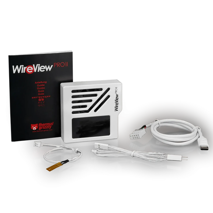 НЕАКТИВЕН - Датчик за видеокарта Thermal Grizzly WireView Pro II GPU 12V-2x6 - White