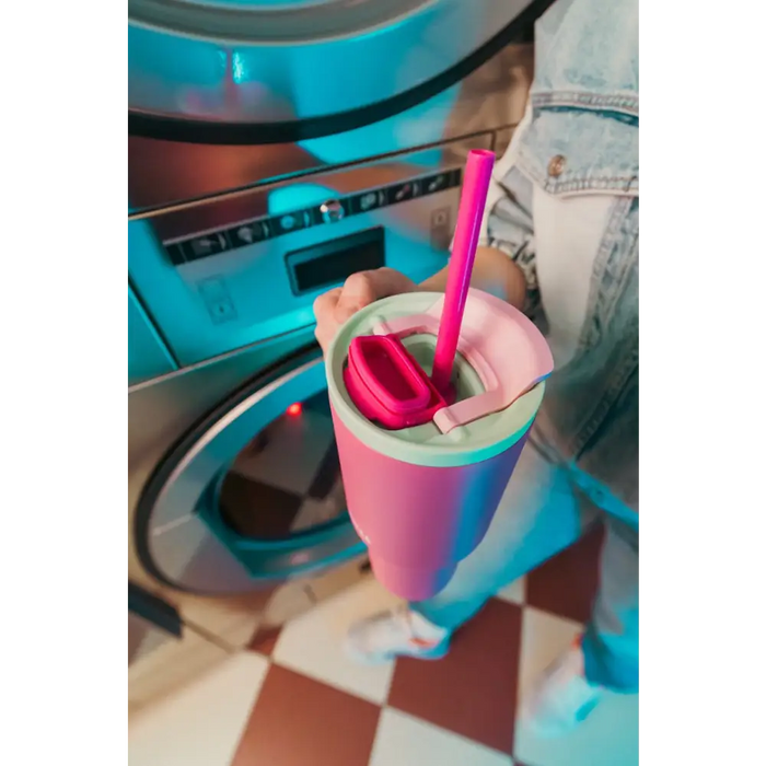 Thermal mug with telescopic straw Kambukka Rio Tumbler