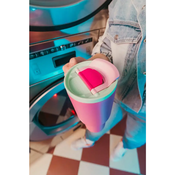 Thermal mug with telescopic straw Kambukka Rio Tumbler