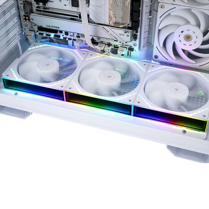 Вентилатори Thermalright – TL-M12QRW-3, 120 mm, 3 броя, ARGB, бели