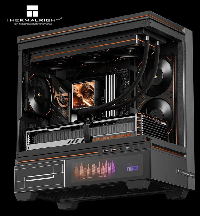 Воден охладител Thermalright - Peerless Vision 360 ARGB, 3x 120 mm, черен