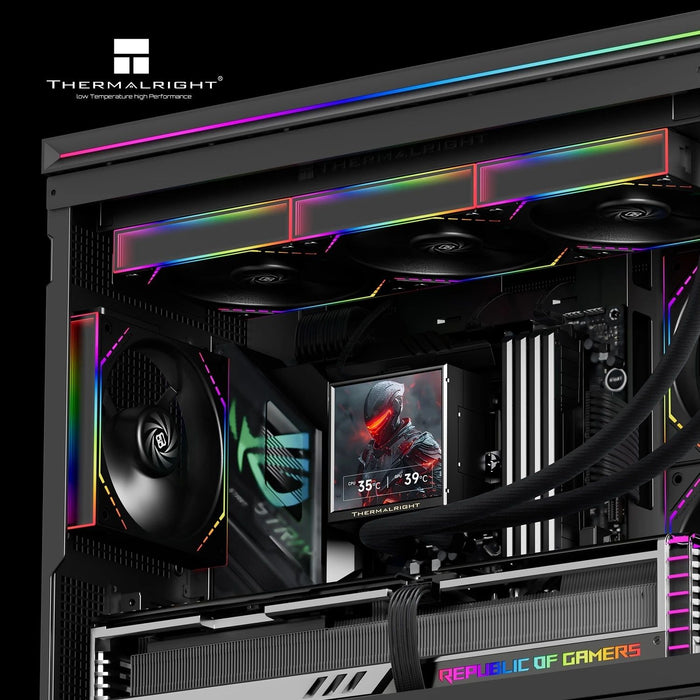 Воден охладител Thermalright - Peerless Vision 360 ARGB, 3x 120 mm, черен
