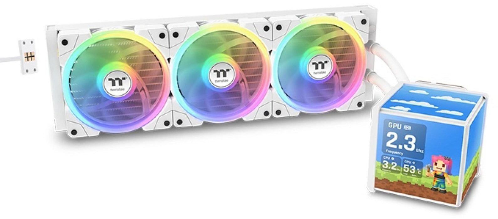 Воден охладител Thermaltake - MineCube 360 Ultra, 3x 120 mm, бял