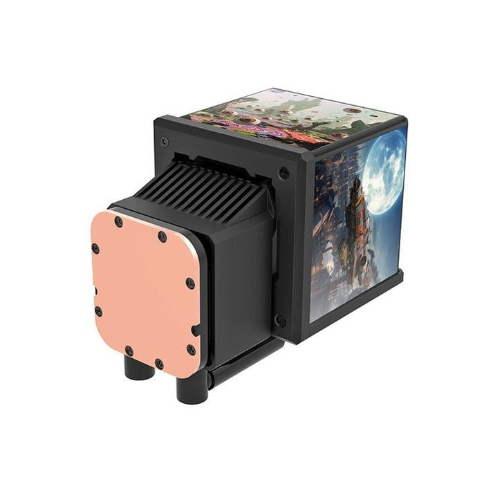 Воден охладител Thermaltake - MineCube 360 Ultra, 3x 120 mm, 3.95'' LCD, черен
