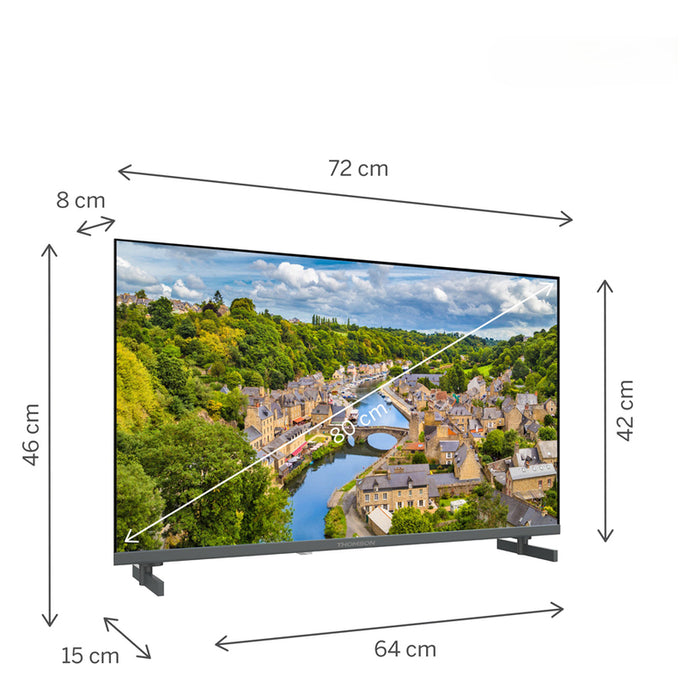 Телевизор THOMSON 32FQG3S15C QLED SMART TV, GOOGLE TV, 32.0 ", 80.0 см