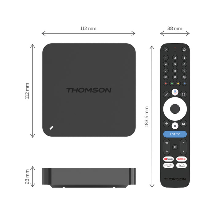Мултимедиeн плеър THOMSON 4K BOX 245G