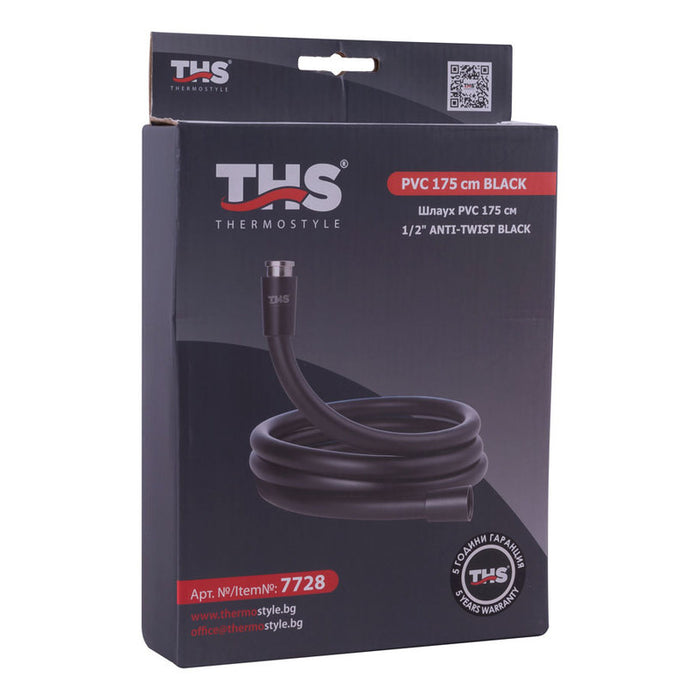 ШЛАУХ ЗА ДУШ THS THERMOSTYLE ANTI-TWIST BLACK