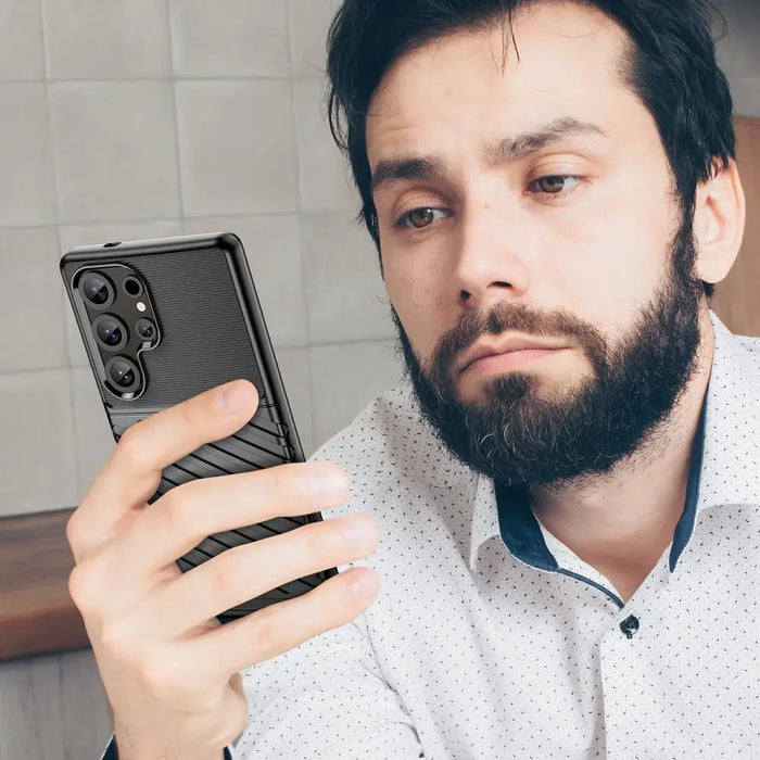 Thunder Case Samsung Galaxy S25 Ultra Silicone Armored Case