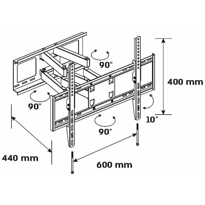 TV Стойка THUNDER STTV TTS-P810 ЧЕРЕН