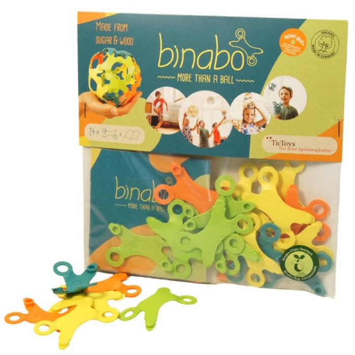 Конструктор от био пластмаса TicToys Binabo - 24 части