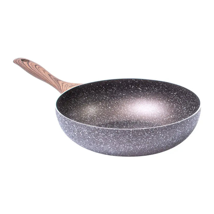 ТИГАН WOK 28CM BRIO MOCCA MARBLE