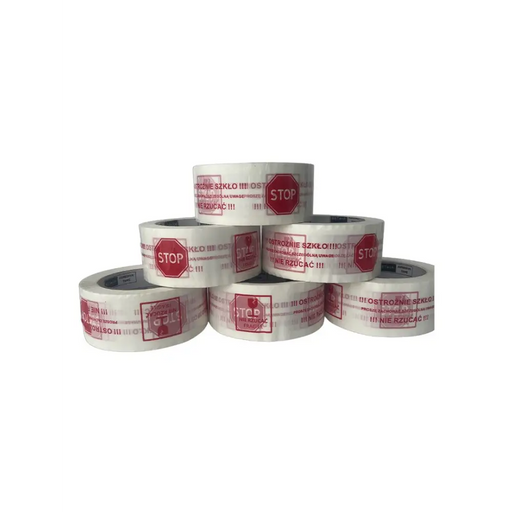 Тиксо BSTech с печат 48x100m ’Careful glass’ 6 бр.