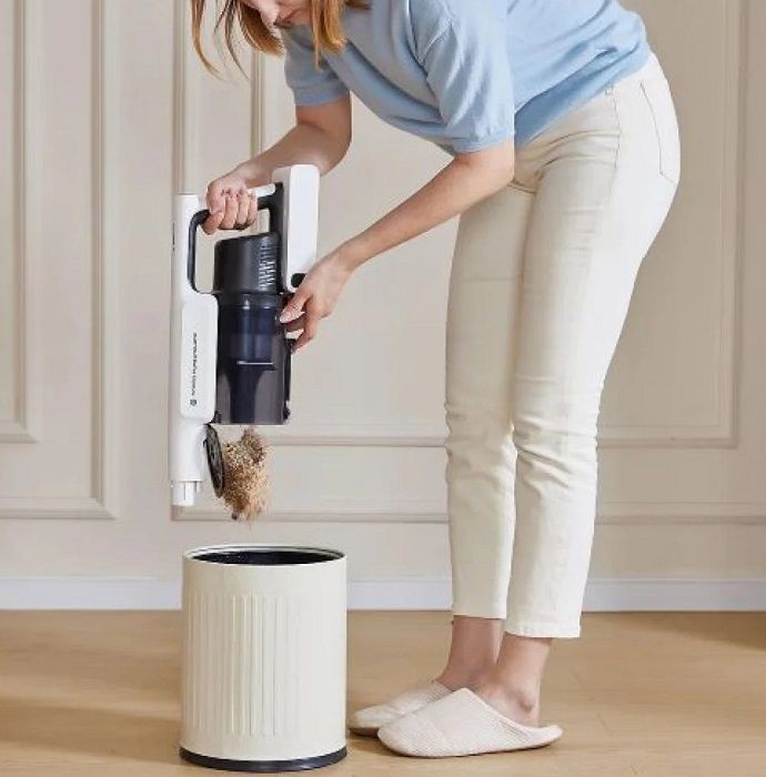 Вертикална прахосмукачка Tineco - A30S Plus, HEPA, бяла