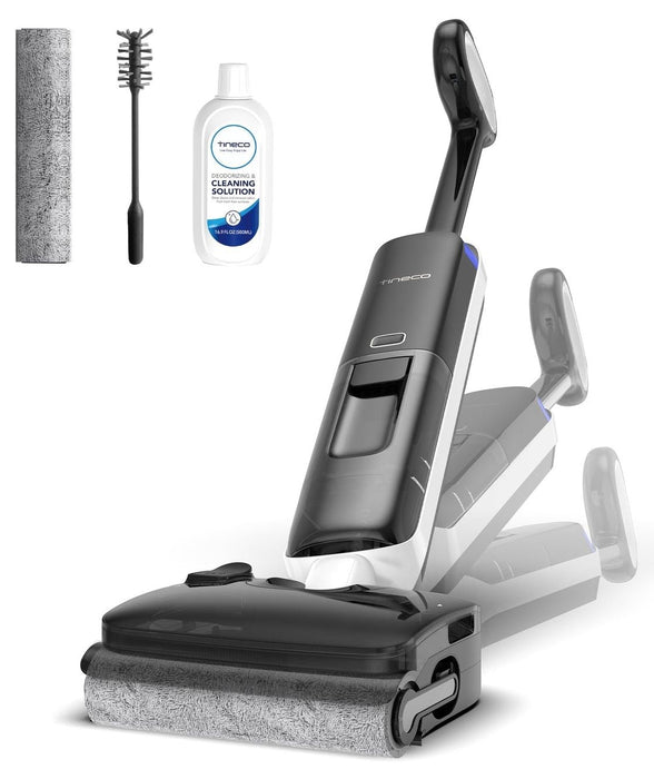Вертикална прахосмукачка Tineco - Floor One S6 Stretch Steam Plus, HEPA, с кабел, бяла