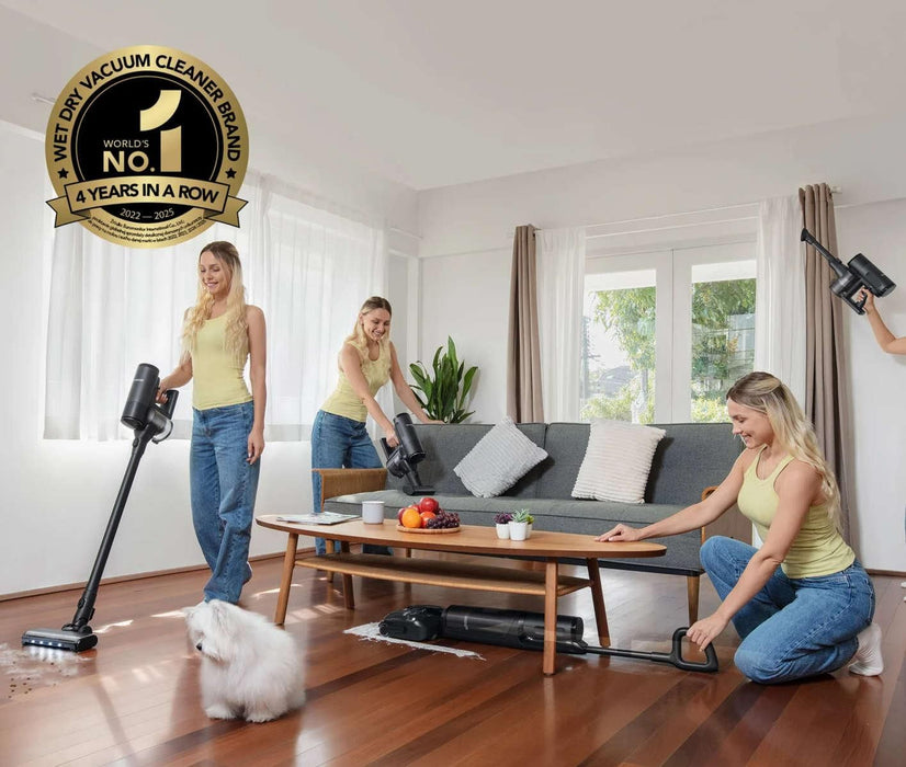 Вертикална прахосмукачка и подочистачка Tineco - Floor One Switch S7 Stretch Premium, 5 в 1, черна