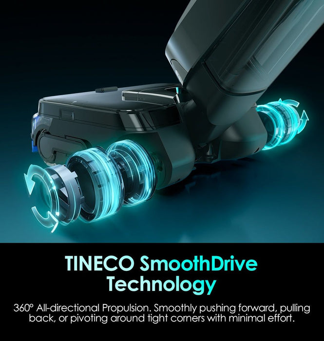 Вертикална прахосмукачка Tineco - Floor One S9 Scientist, 2в1, HEPA, черна/сива