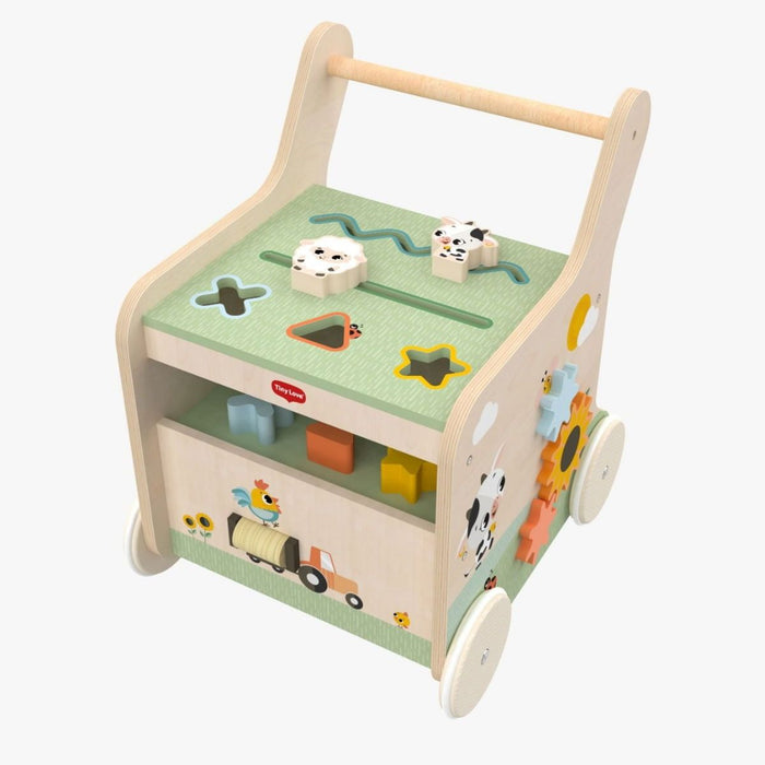 Дървена проходилка Tiny Love – Farmers Funday, 12м+