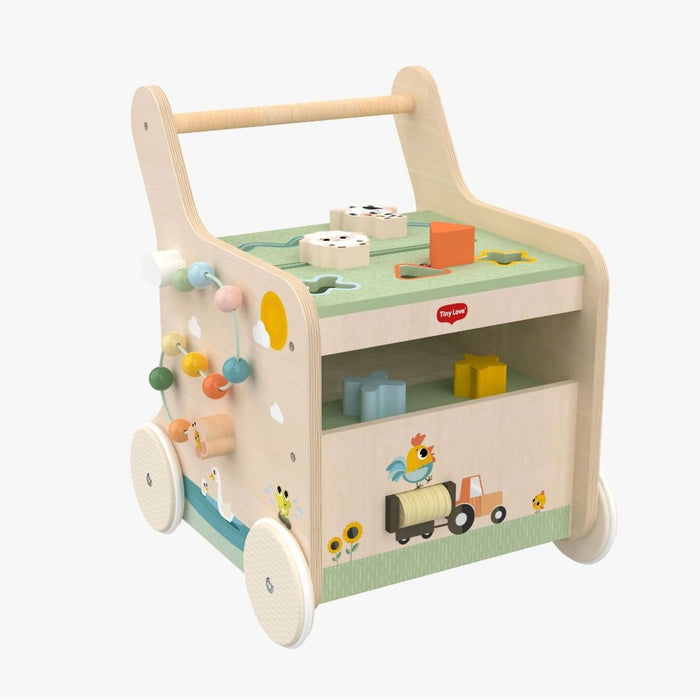 Дървена проходилка Tiny Love – Farmers Funday, 12м+
