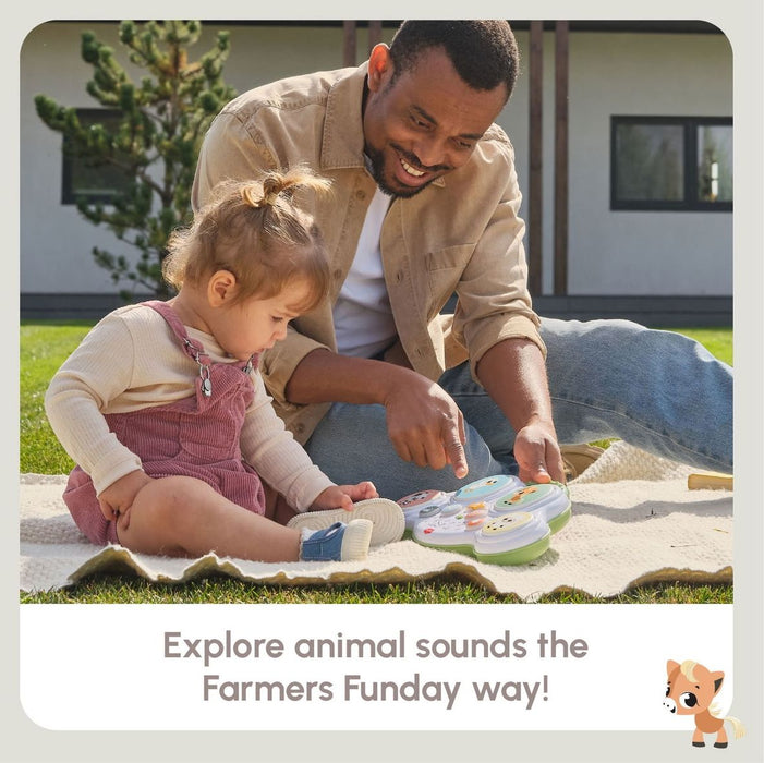 Музикална играчка Tiny Love - Барабани, Farmers Funday