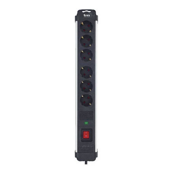 Контакт - 6 изхода с копче TM Electron TMUAD406