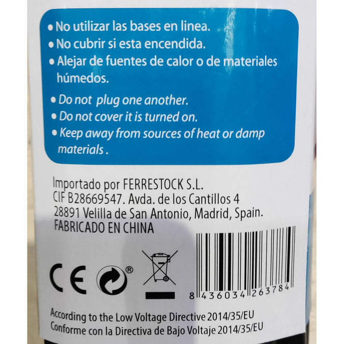 Контакт - 6 изхода с копче TM Electron 250 V