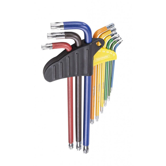 ШЕСТОГРАМИ ЦВЕТНИ ДЪЛГИ TORX 9БР TMP