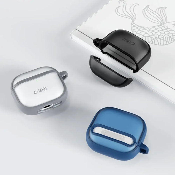 Тънък калъф Tech-Protect за AirPods 4 - черен