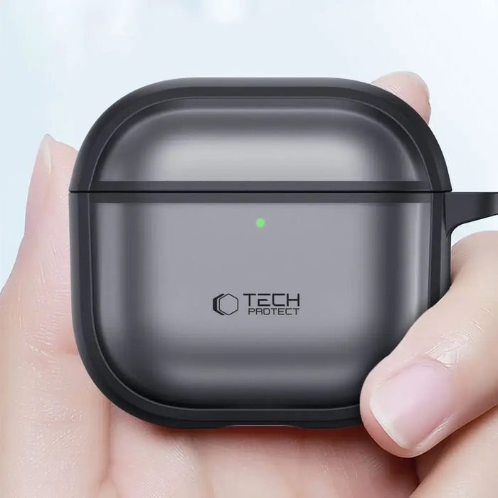 Тънък калъф Tech-Protect за AirPods 4 - сив