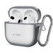 Тънък калъф Tech-Protect за AirPods 4 - сив