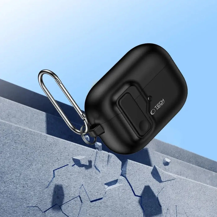 Тънък калъф Tech-Protect с карабинер за Apple AirPods Pro 1