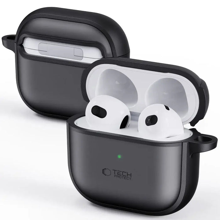 Тънък калъф Tech-Protect за AirPods 4 - черен