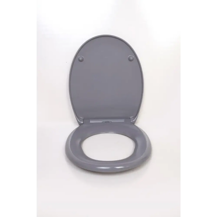 ТОАЛЕТНА ДЪСКА SLOWCLIP PVC СВЕТЛО СИВА