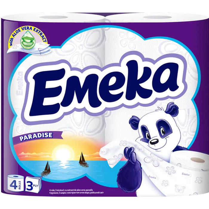 ТОАЛЕТНА ХАРТИЯ PARADISE 4БР EMEKA