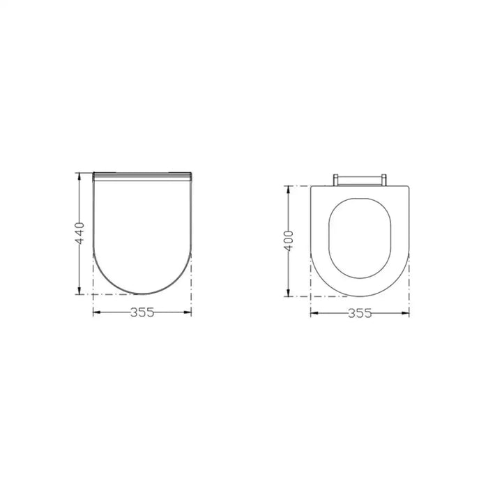 ТОАЛЕТНА СЕДАЛКА SOFT CLOSE DURA SLIM