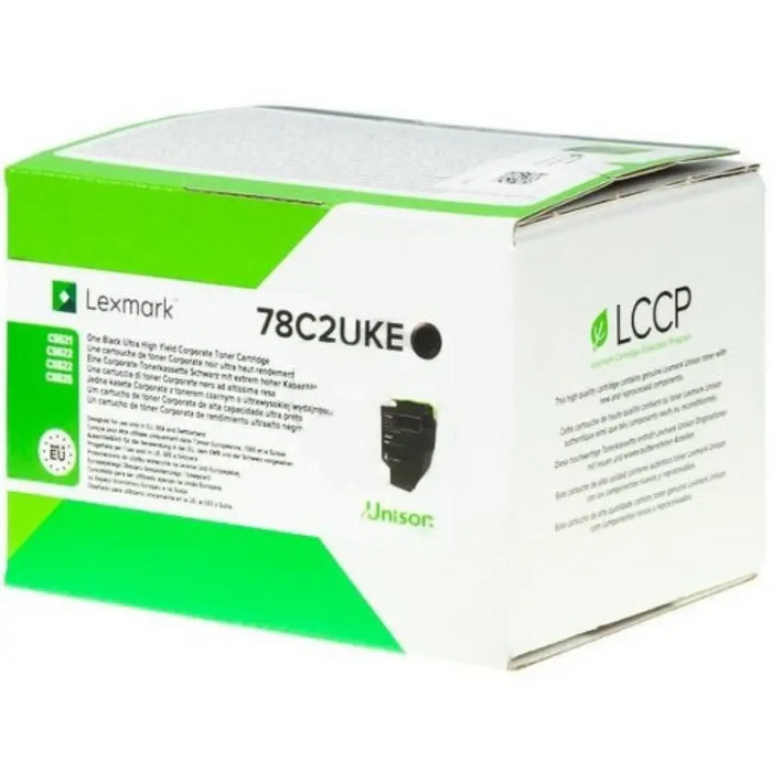 Toнер Lexmark 78C2UKE Черен