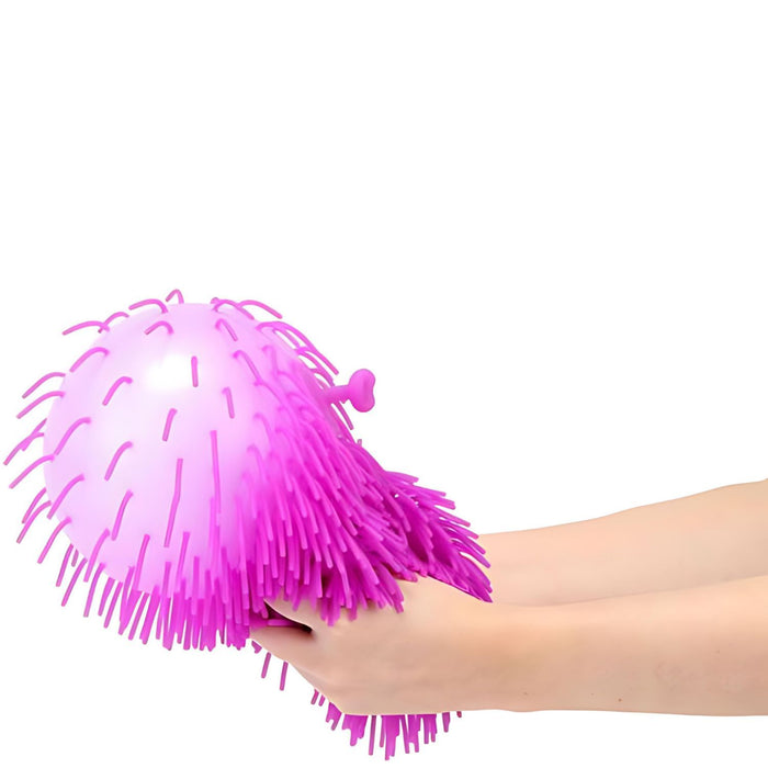 Мека топка с ресни Toi Toys - 23 cm, aсортимент