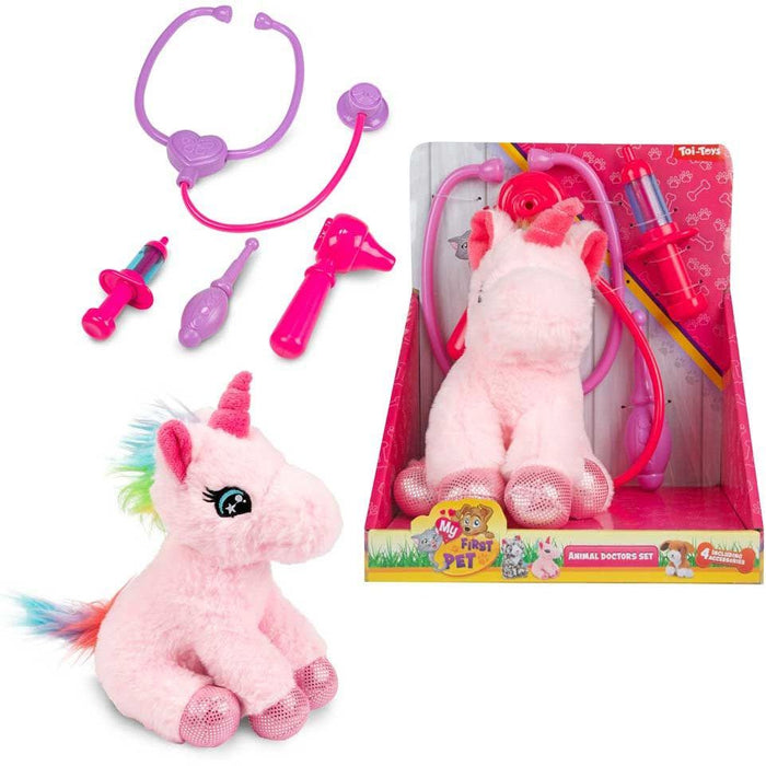 Ветеринарен комплект Toi Toys - С куче/коте/еднорог, асортимент
