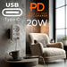 Токов контакт x2 + 4xUSB Maclean разклонител с 2 контакта