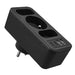 Токов контакт x3 + 4xUSB Maclean разклонител с 3 гнезда