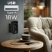 Токов контакт x3 + 4xUSB Maclean разклонител с 3 гнезда