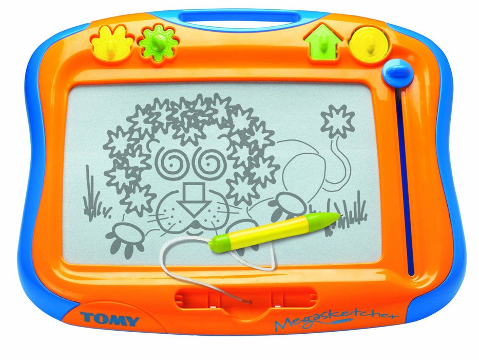 Дъска за рисуване Tomy - Магически лист, с печати и вълшебна химикалка