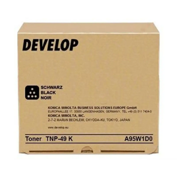 Тонер касета DEVELOP TNP49K ineo+ 3351 +3851 13000 k. Черен