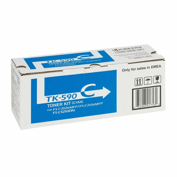 Toнер Kyocera 1T02KVCNL0 Синьо-зелен